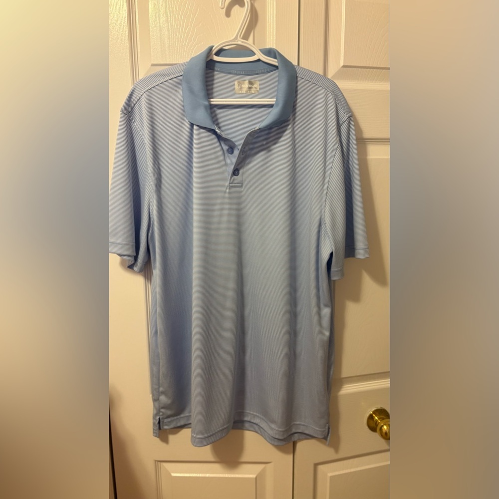 Sunice Blue Polo Shirt Classic Short Sleeve